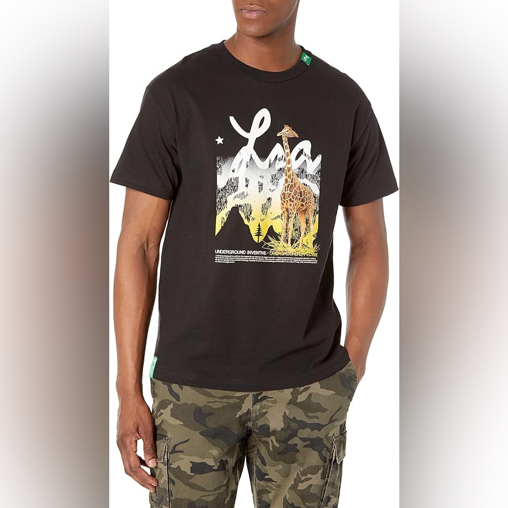 Lrg Lifted Research Group black classic Graphic
Short Sleeve TShirt Men's size L